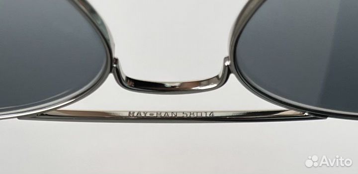 Очки Ray Ban Aviator Large Metal серые