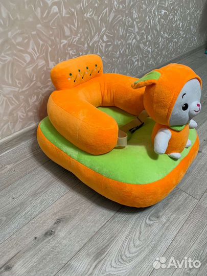 Детское мягкое кресло Зайка