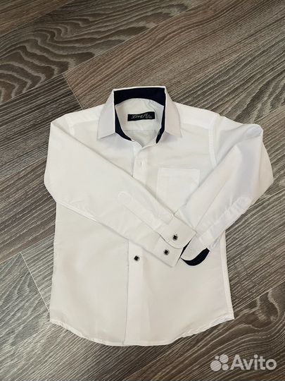 Рубашка белая детская новая
