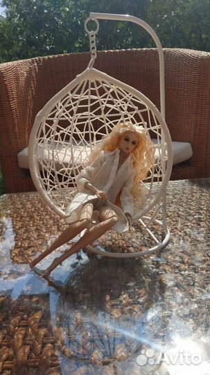 Подвесное кресло кокон для кукол FR