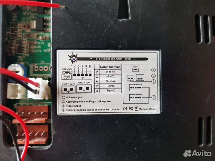 Видеодомофон с замками