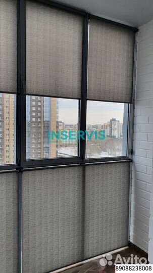 Шторы плиссе на пластиковые окна