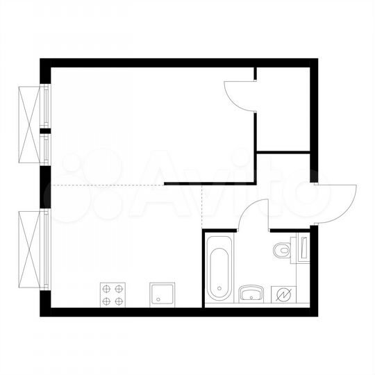 1-к. квартира, 34,2 м², 11/25 эт.
