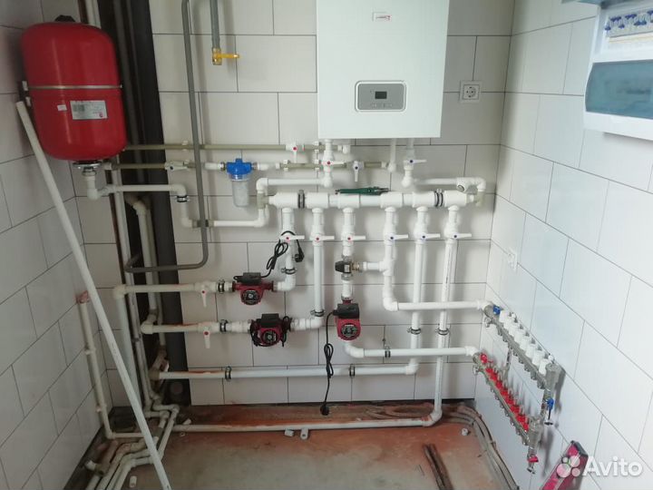 Услуги сантехника отопление