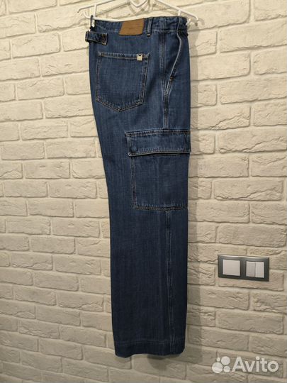 Джинсы женские широкие 46 размер