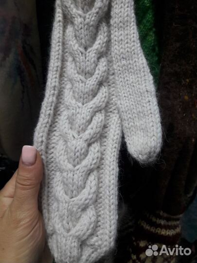 Варежки зимние