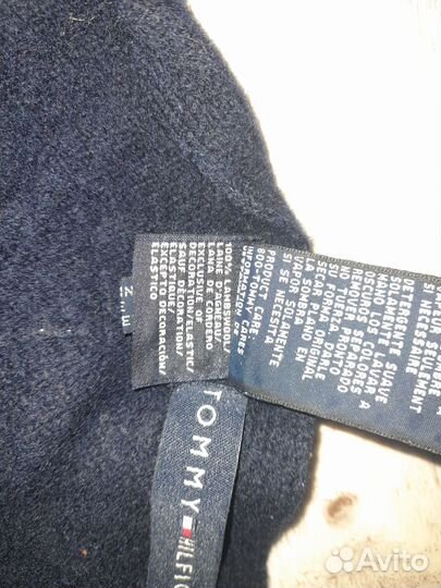 Мужской шерстяной шарф Tommy Hilfiger