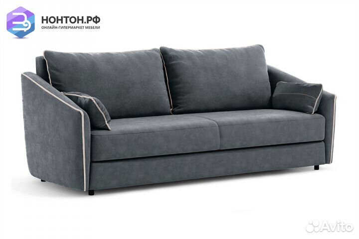 Диван книжка Флэш серый