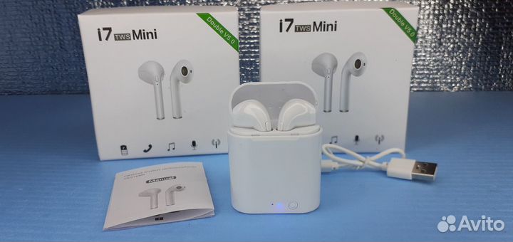 Беспроводные наушники Airpods I7 mini с микрофоном