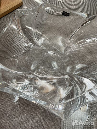 Ваза для фруктов Чехия. Bohemia Crystal