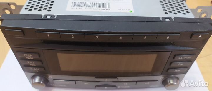 Штатная магнитола Subaru 2008-2012