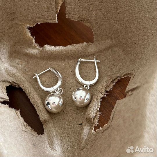 Серьги минимализм под Poison Drop английский замок