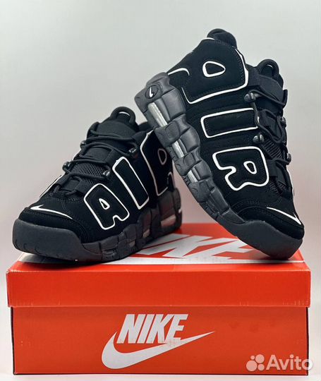 Кроссовки Nike Air More Uptempo 96 черные