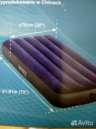 Надувной матрас intex