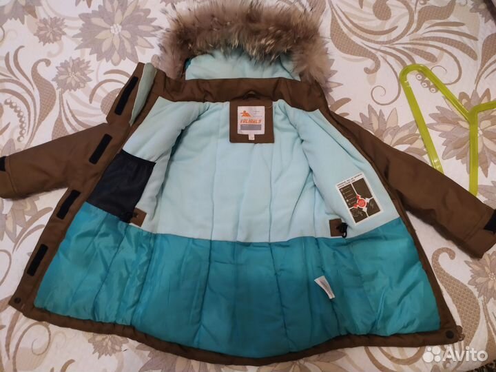 Парка зимняя для мальчика 110