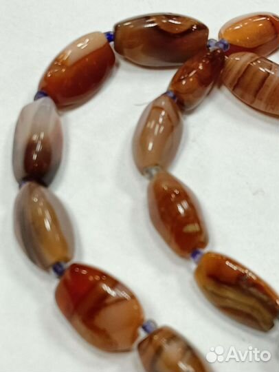 Бусы СССР натуральный камень