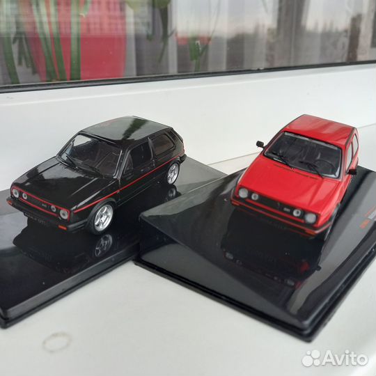 Модель 1/43 VW Golf 2 GTI 1984г IXO