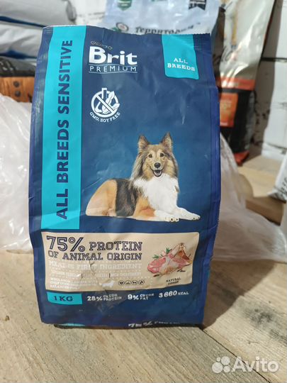 Сухой корм для собак Brit Premium Dog Sensitive 1к