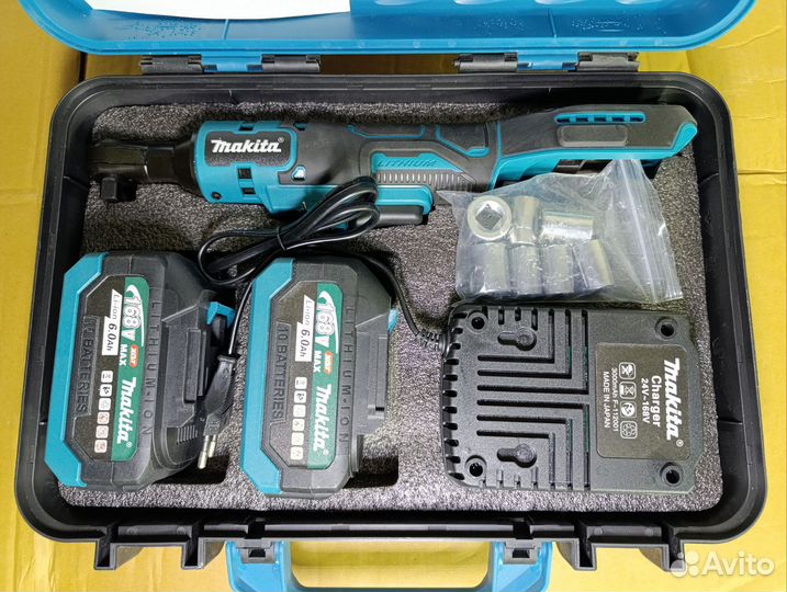 Аккумуляторная трещотка makita 3/8