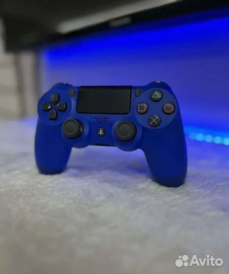 Лучшая копия Геймпада Dualshock 4 синий