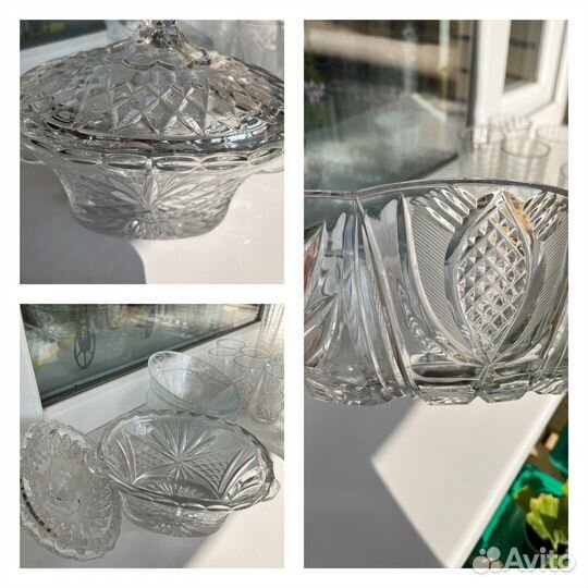 Салатники зрусталь и стекло