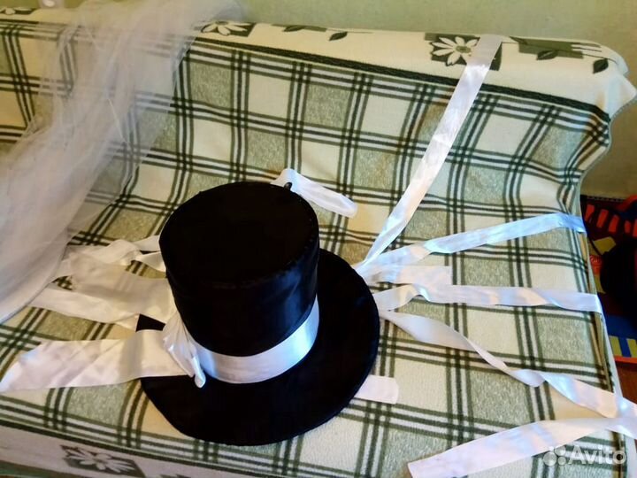 Свадебные украшения на машину комплект