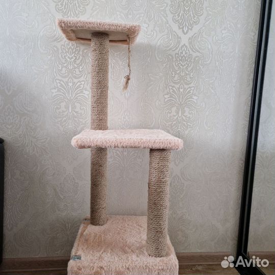 Когтеточка домик для кошки бу