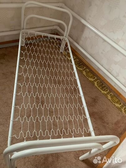 Кровать металлическая односпальная