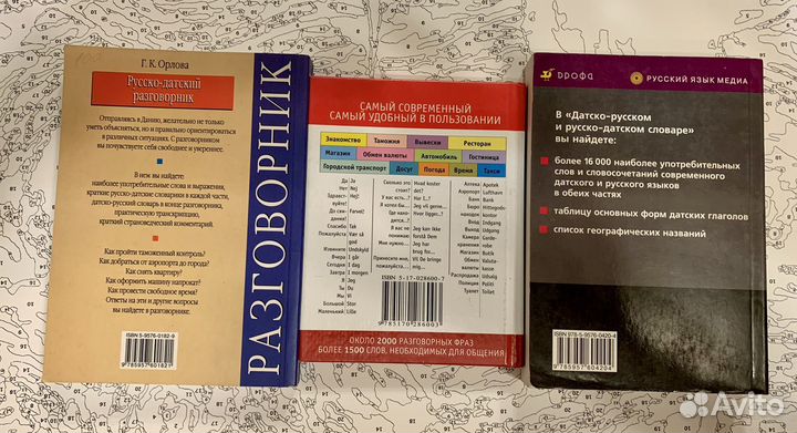 Словарь- Разговорник русско-датский