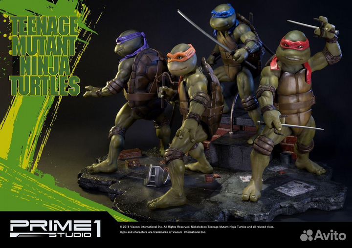 Tmnt 1990 Prime 1 Studio x Sideshow