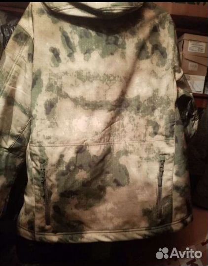 Тактический костюм softshell мох