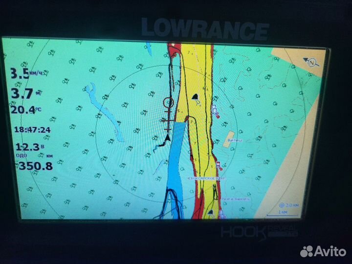 Эхолот lowrance hook reveal 7 tripleshot бу