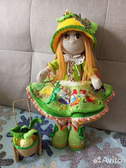 Вязаная кукла (Репка)