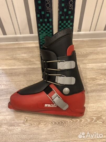 Горные лыжи с ботинками