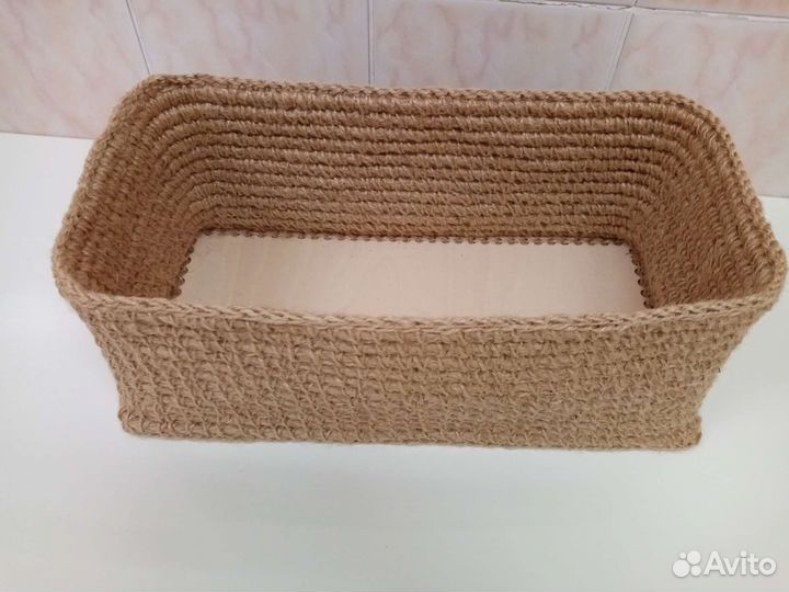 Набор корзин из джута