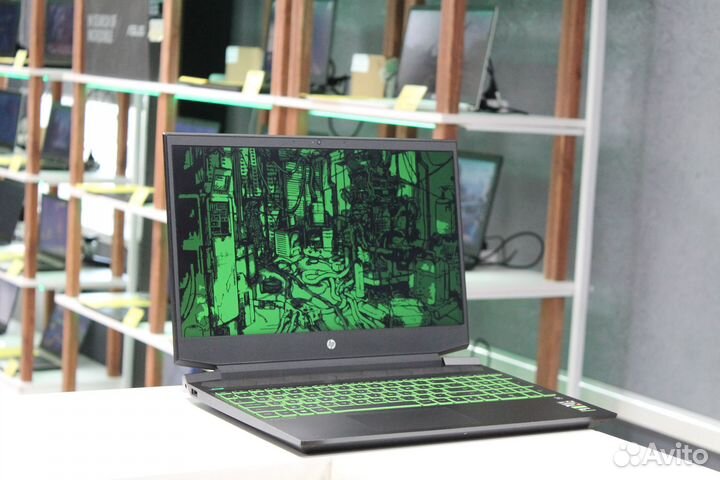 Игровой ноутбук с подстветкой HP Gaming