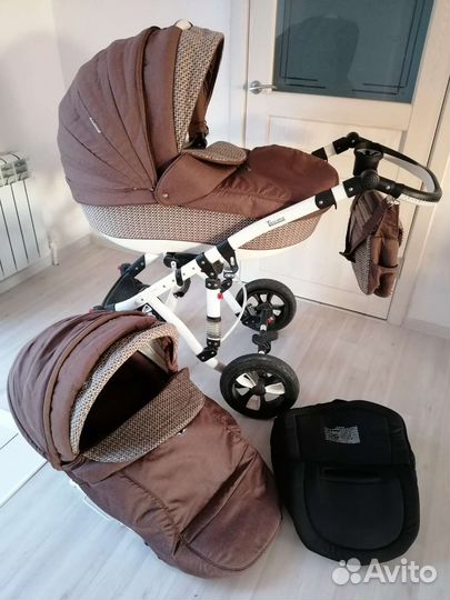 Коляска 2 в 1 bebe mobile toscana
