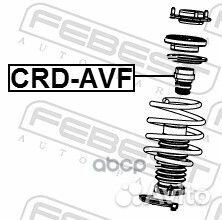 Отбойник амортизатора перед прав лев Febest