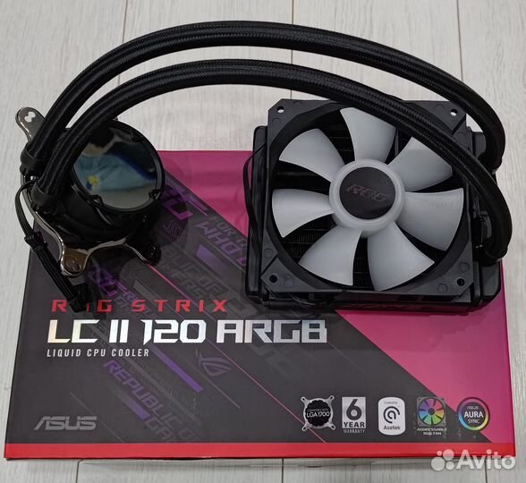 Сжо asus ROG strix LC II 120 argb