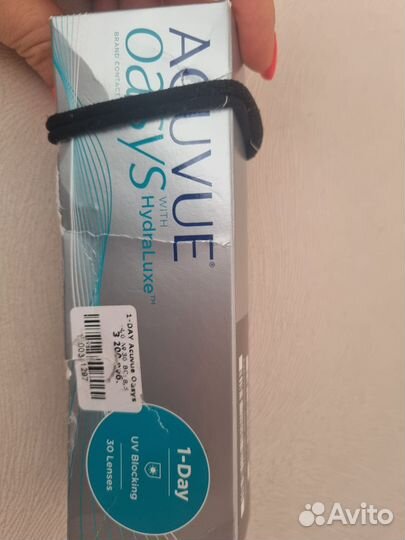 Линзы контактные acuvue oasys однодневные