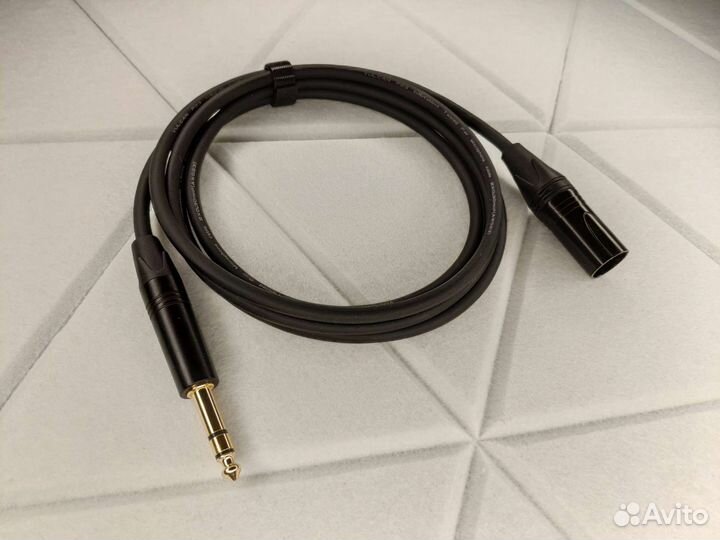 Xlr штекер на Jack 6,3 stereo Vulcan p23