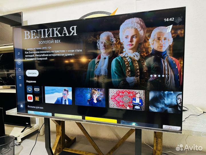 Свежий гигант Tuvio 165см UHD 4K SMART TV с Алисой