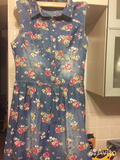 Платье джинсовое