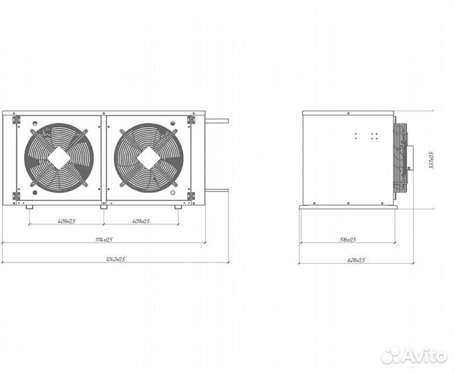 Холодильная сплит-система Intercold LCM 447FT
