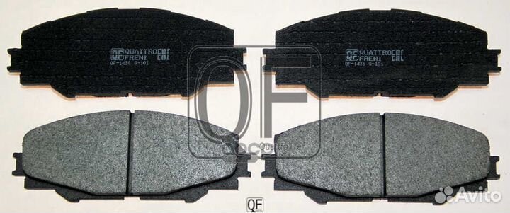 Колодки тормозные FR RAV4 NEW QF83600 quattro F