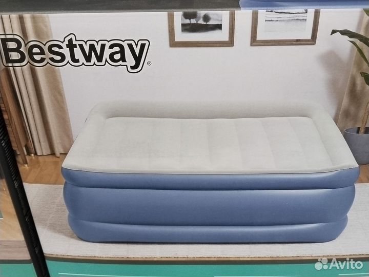 Матрац надувной с насосом