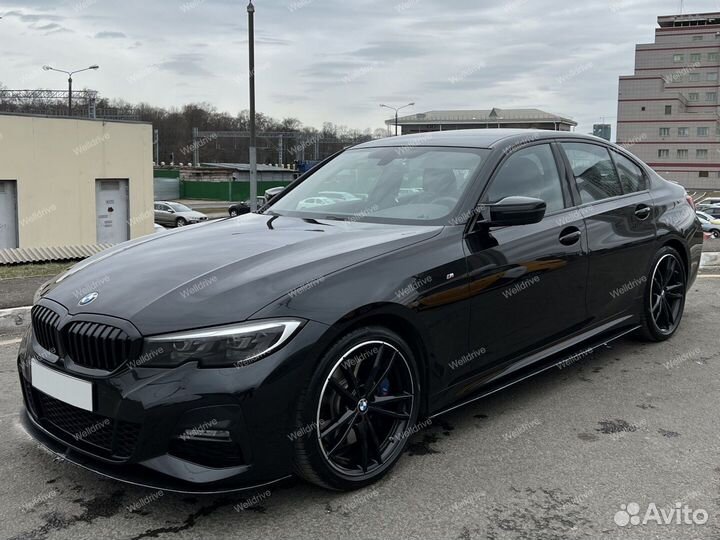 Накладка на бампер BMW 3 G20 AC Schnitzer