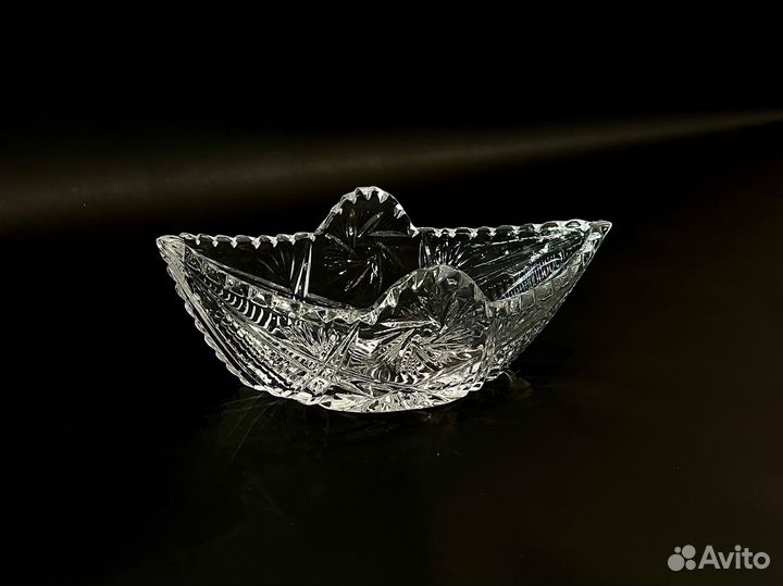 Салатник хрустальный СССР