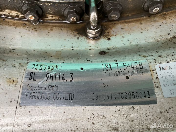 Комплект японских кованых колес Fabulous