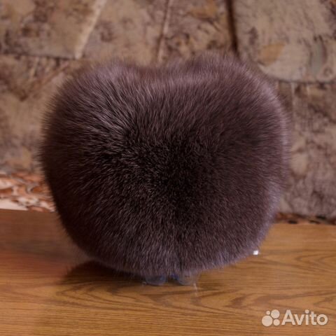 Шапка из натурального меха (канадский песец)